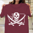 Washington State Pirate Shirt Jolly Roger Pirate Flag Apparel Gift