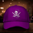 Mississippi State Pirate Hat Leach Pirate Flag Cap Gift For Friends (purple- gold color)