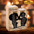 Custom Black Couple We Are A Team Candle Holder Husband Wife Candle Holder Valentine's Day Gift