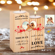 Custom Photo This Is Us A Little Bit Crazy A Little Bit Loud Candle Holder Gifts For Couples