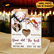 Personalized Photo Couple Heart Candle Holder Grow Old Along With Me The Best Is Yet To Be