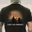UK Veterans Lest We Forget Shirt Memorial Day Poppy T-Shirt Gift For Veterans