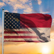Carolina And American Flag Vintage Patriotic Flags For Sale Yard Decor