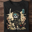 Japanese Samurai Sloth Shirt Kawaii Sloth Design T-Shirt Gifts For Friends