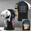 Thin Blue Line Be Without Fear In The Face Cross T-Shirt Templar Eagle We The People Shirt