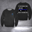 Australia Thin Blue Line Sweatshirt Support Law Enforcement Police Merch