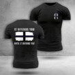 England Thin Blue Line Shirt Support Police Law Enforcement Merch