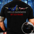 Michigan Hello Darkness My Old Friend Shirt Michigan Lover Skull Tees Father's Day 2022 Gifts