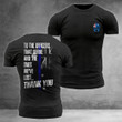 Australia Thin Blue Line T-Shirt To The Officers That Serve Support Law Enforcement Merch