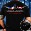 Netherland Hello Darkness My Old Friend Shirt Italy USA Flag Skull With Gun Clothing For Italian