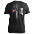 Colorado Christian Cross Colorado T-Shirt Mens Patriotic Tee Shirts Gifts For Nephew