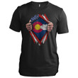 Colorado Super Patriot Colorado T-Shirt Patriotic Tee Shirts Good Gifts For Uncles
