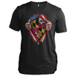 Maryland Super Patriot Maryland T-Shirt Patriotic Tee Shirts Mens Gift Ideas For Brother In Law