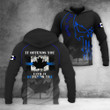 Canada Thin Blue Line Hoodie It Offends You Until It Defends You Support Police Merch