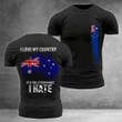 Australia I Love My Country It's The Government I Hate T-Shirt Gifts For Australian Men's