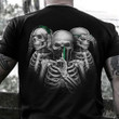 Thin Green Line Three Skeleton No Evil T-Shirt