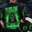 Thin Green Line Skull I'm Not The Hero You Wanted Shirt Best Mens T-Shirts Gifts For Military