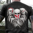 Alabama Three Skeletons No Evil T-Shirt Patriotic Themed Alabama Gifts For Him
