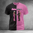 Barbenheimer T-Shirt Black And Pink Shirt