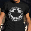 Canada Sometimes Antisocial But Always Anti Trudeau T-Shirt Gifts For Canadian