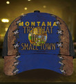 Montana Try That In A Small Town Hat Men's Old Retro Hats Gifts For Gun Lovers