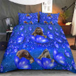 Sloth And Blue Butterflies Bedding Set Sloth Lovers Bed Duvet Cover Set Bedroom Decor