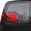 Fuk Doug Ford Fuk Trudeau Car Sticker Anti Libera Against Trudeau Movement Merch