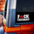 Fuk Trudeau Car Sticker Maple Leaf Show Hate Trudeau Truck Vinyl Decal Stickers