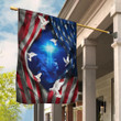 Lion Cross With Dove Inside American Flag Patrioric Christian Flags And Banners