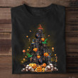 Dachshund Witch Halloween Tree Shirt Pumpkin Halloween Themed Gifts For Dachshund Lovers