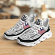 American Stand With Israel Clunky Sneakers Camouflage Israeli Military Shoes Israel Merch