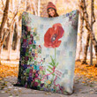 Lest We Forget Red Poppy Blanket Veteran Day Ideas Throw Blankets For Couch