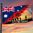 Australia Veterans Poppy Red Flag Lest We Forget Flag Remembrance Day Gifts For Veterans