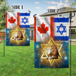 Canada Israeli Flag Lion Of Judah I Stand With Israel Flag Support Israel Merch