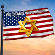 We Stand With Israel Flag Star Of David American Flag Gifts For Israel Supporters