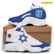 Personalized Israel Shoes Emblem Of Israel Jewish Sneakers Israeli Merchandise