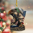 Eagle Soldier Thin Green Line Christmas Ornament Honor The Fallen Gifts For Veterans 2023