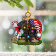 Military Boots Christmas Ornament American Flag Christmas Tree Decorations 2023