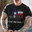 Come And Take It Razor Wire Shirt Gun Lover Texas T-Shirt Support Texas Clothing