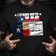 I Stand With Texas Shirt Come And Take It Barbed Wire T-Shirt Texas Strong Patriotic Gifts