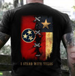 Tennessee I Stand With Texas Shirt Texas Strong Tee Shirt Gifts For Supporters