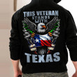 Eagle This Veteran Stands With Texas Shirt Thin Green Line Support Texas T-Shirt