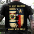 This West Virginian Stands With Texas Hoodie West Virginia Support Texas Hoodie Gift