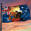 Veterans Red Poppy Australia Flag Anzac Day Veteran Flag Remembrance Day Ideas