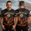 Custom Bald Eagle U.S Navy T-Shirt Freedom Isn't Free Honor The Fallen Veteran Veteran Apparel