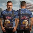 Custom Bald Eagle US Navy Veteran T-Shirt Wingmen Of Freedom Defending The Seas Veteran Apparel