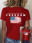 Charlie Kirk Freedom T-Shirt Where The Spirit Of The Lord Is There Is Freedom Best Live 4 Shirt