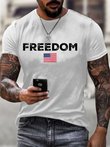 Charlie Kirk Freedom T-Shirt Freedom's Voice Never Forgotten Charlie Kirk Clothing
