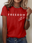 Charlie Kirk Freedom T-Shirt Great American Patriot Signed Charlie Kirk Freedom Merch Gifts