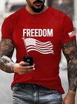 Charlie Kirk Freedom T-Shirt Live Free Charlie Kirk Shirt Freedom Merch Clothing